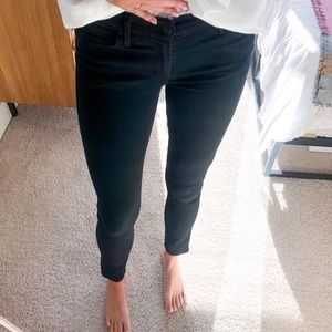 Agolde Colette Black Skinny Jeans